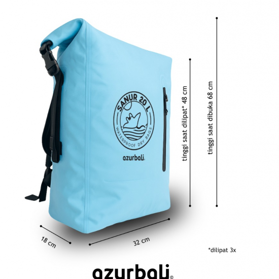 Bag Azur Waterproof Backpack 20L